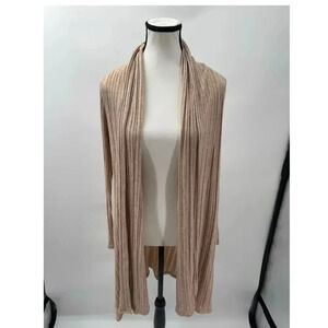 See You Monday Los Angeles Women's Rubbed Soft Duster Boho Cardigan‎ Size Large